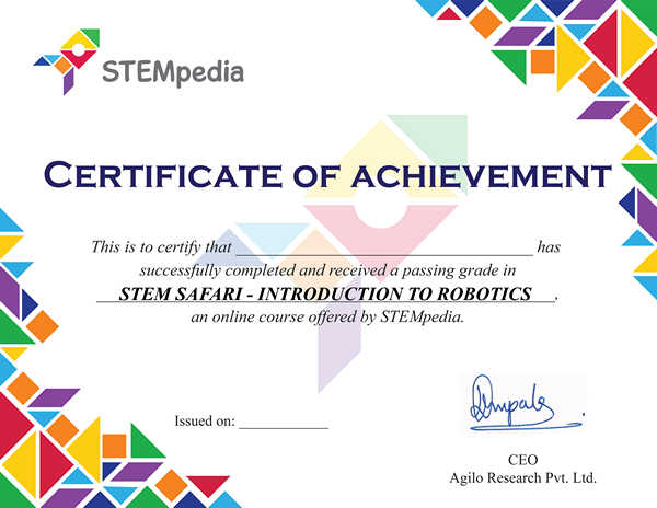 Introduction to Robotics Certificate